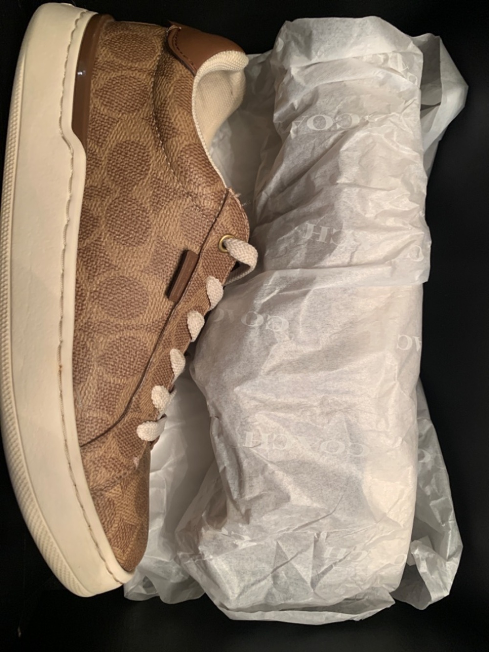 Coach Lowline Coated Canva Sneakers - Picture 5 of 6